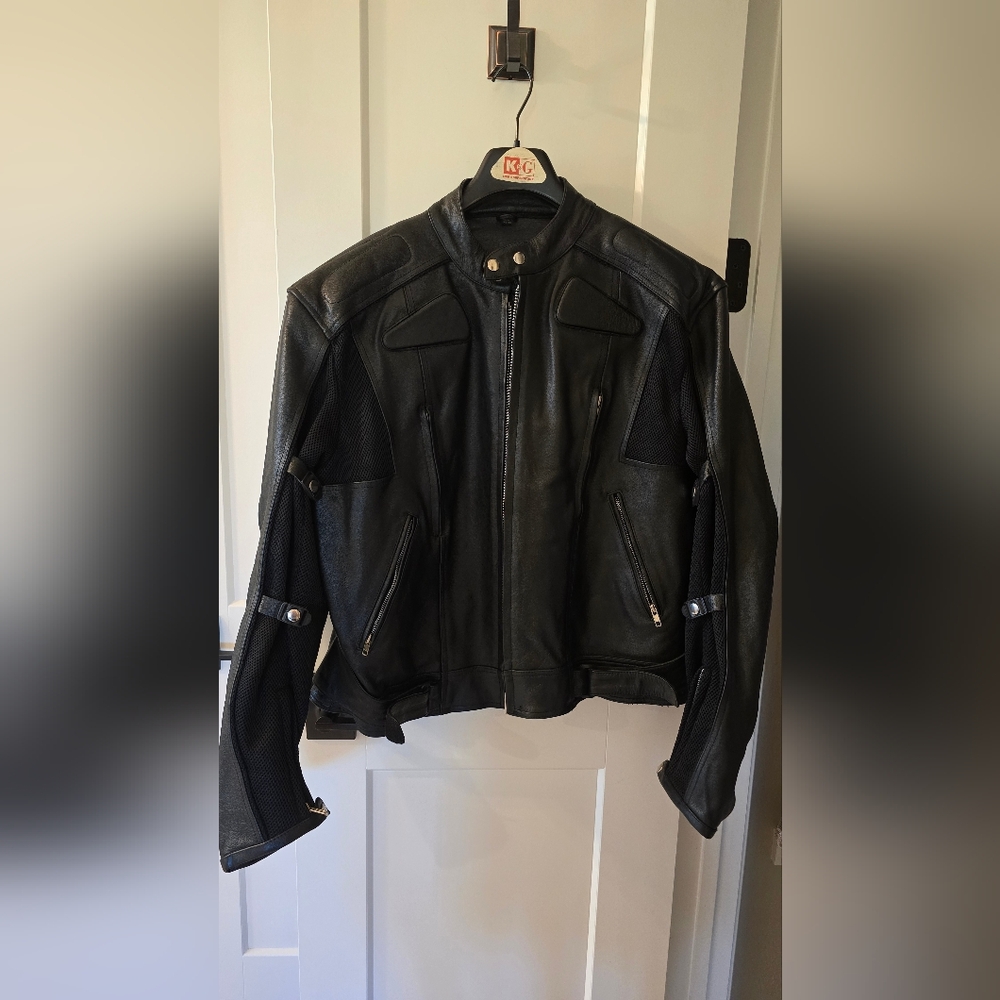 Men's Black Leather Jacket